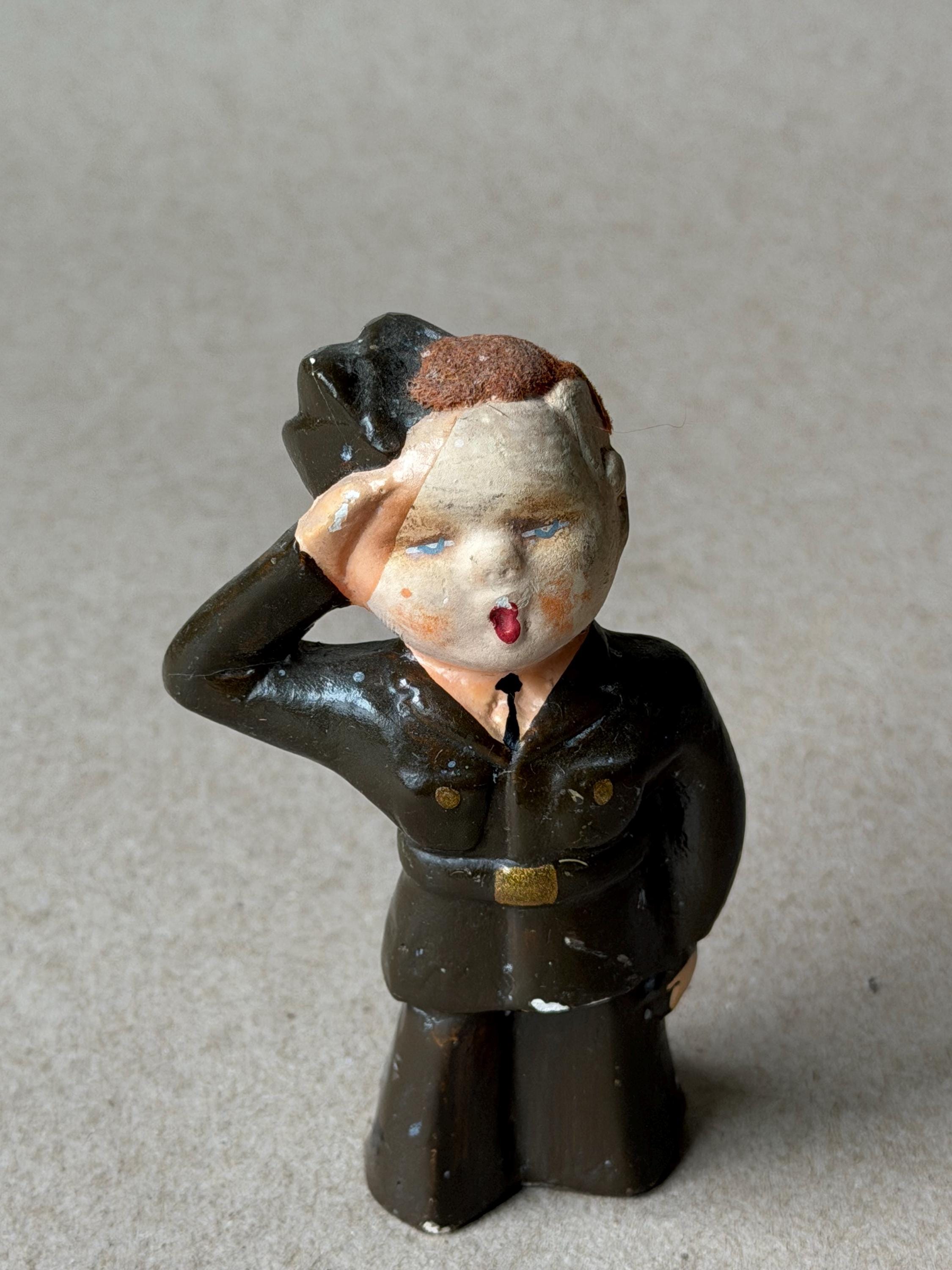 Chalkware Soldier - Etsy
