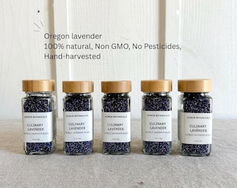 Oregon Culinary Lavender Buds | Hand-Harvested, 100% Natural, Pesticide-Free