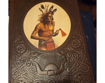 Time-Life Los indios El Viejo Oeste Libro Cuero marrón Ilustrado 1973