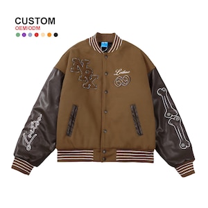 Custom Team Varsity Jacket – Personalized Letterman Bomber, Sports & College Style