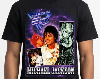 キャプテンEO マイケル・ジャクソン Tシャツ M 2枚セット キャプテンEOマイケルジャクソンのホットな人気シャツSから2XLサイズ