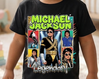 Michael Jackson Legendary Shirt Vintage Anime Toddler Tee - Etsy