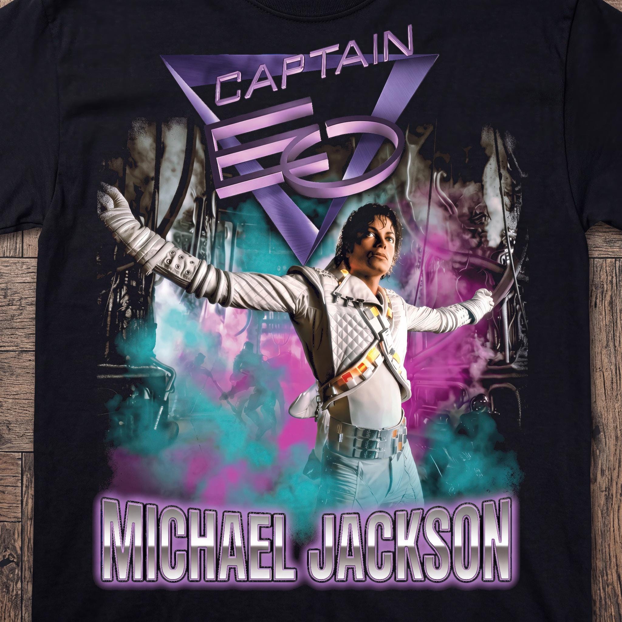 Captain EO MJ Tee | Vintage King of Pop Gift - Etsy