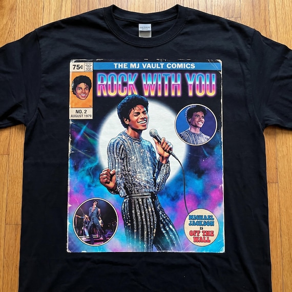 Michael Jackson off the Wall Comic Book Tee | MJ Rock With You T