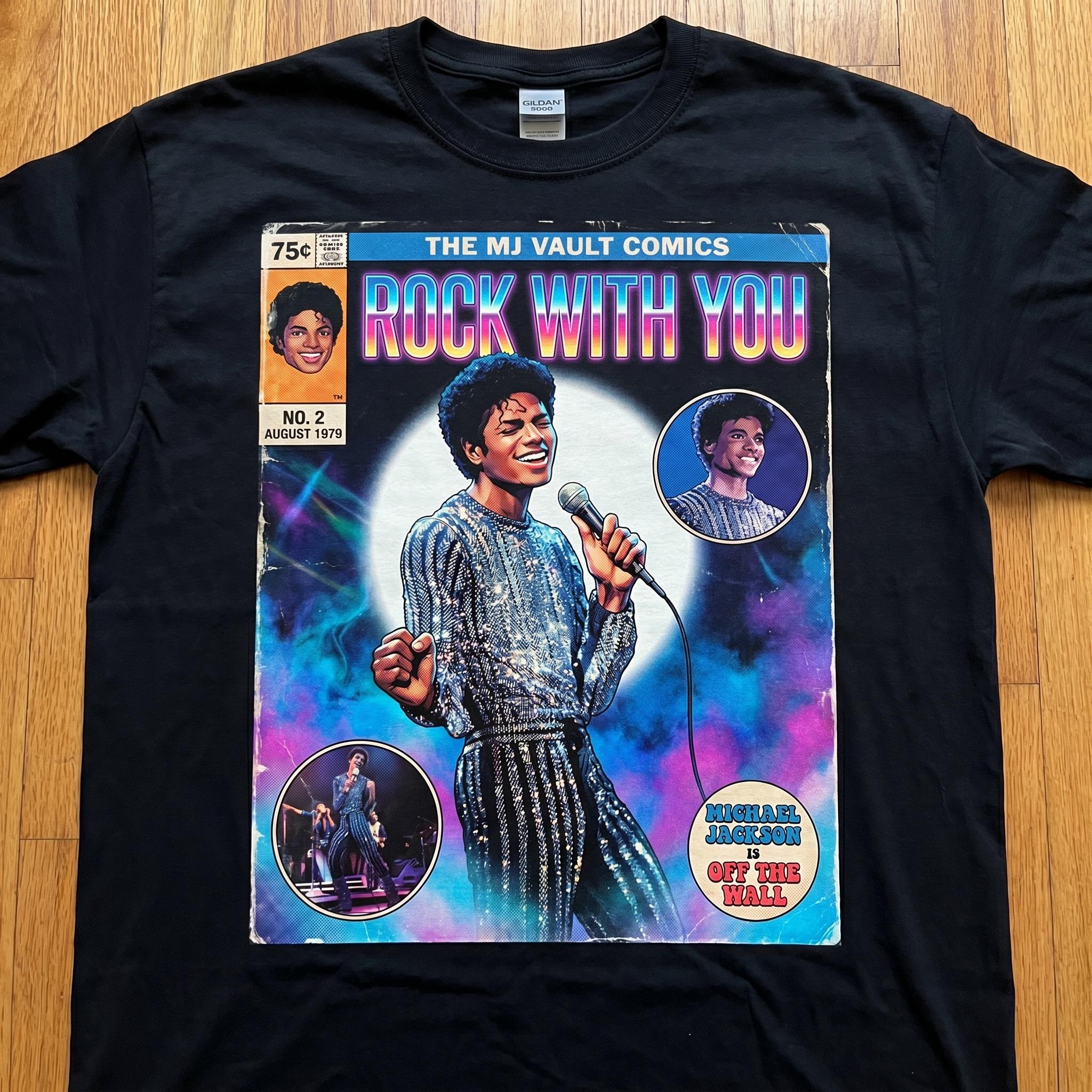 Michael Jackson off the Wall Comic Book Tee | MJ Rock With You T