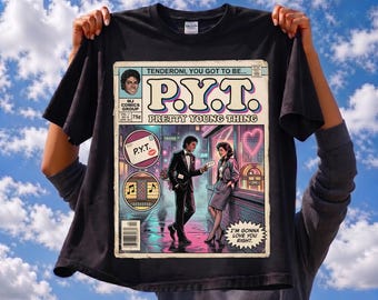 Camiseta de cómic PYT de Michael Jackson, Pretty Young Thing