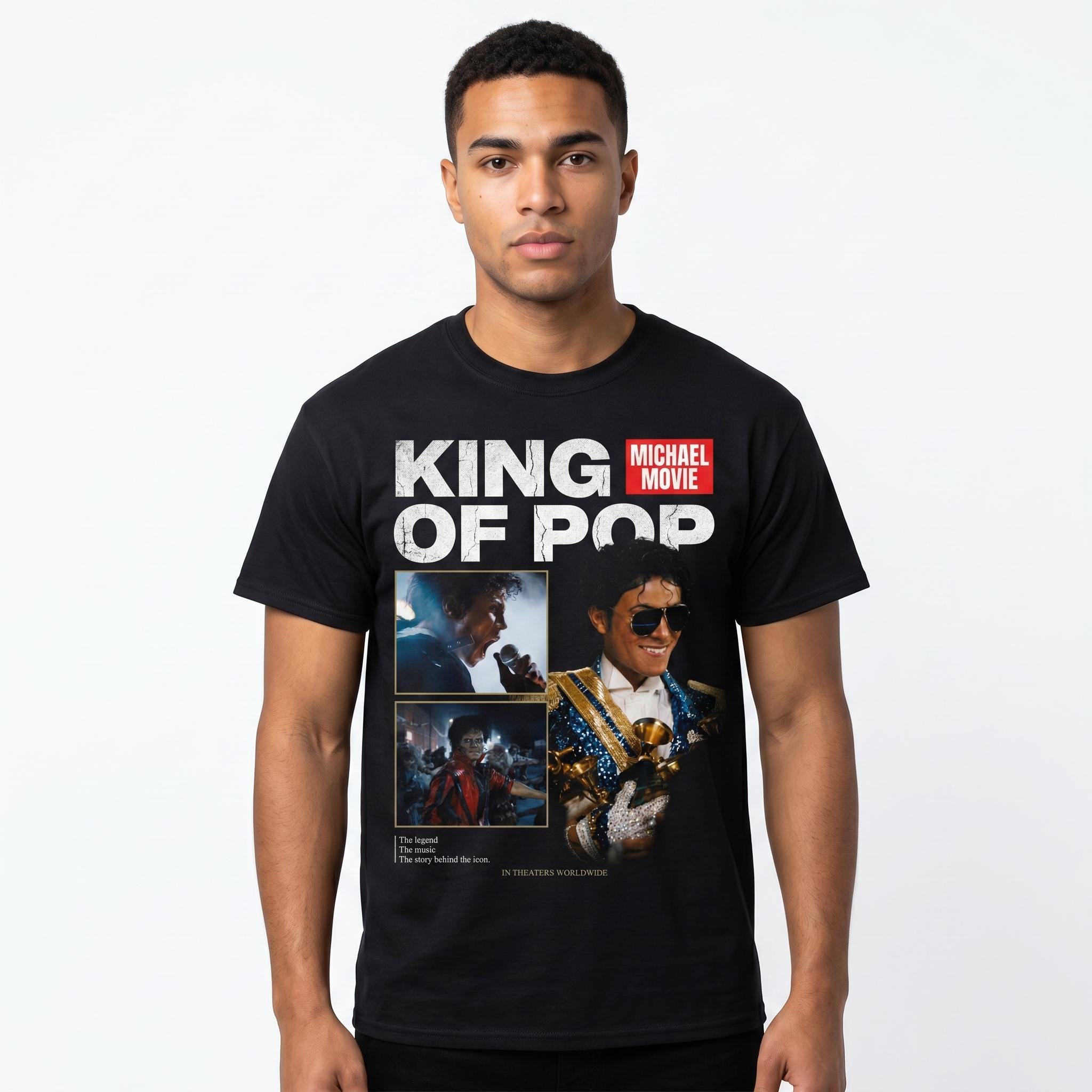 Michael Jackson King of Pop Movie T-shirt, Iconic MJ Fan Tee