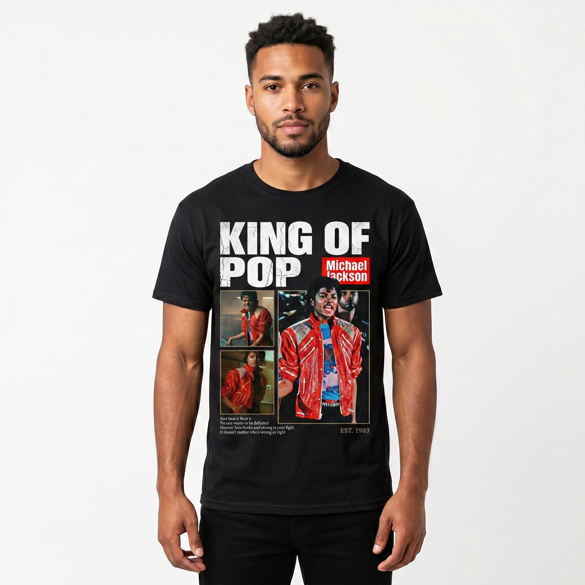 Michael Jackson Beat It T-shirt | King of Pop Fan Gift - Etsy