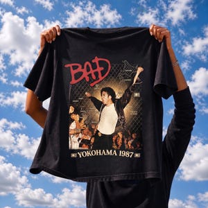Michael Jackson Bad Tour Shirt - Etsy