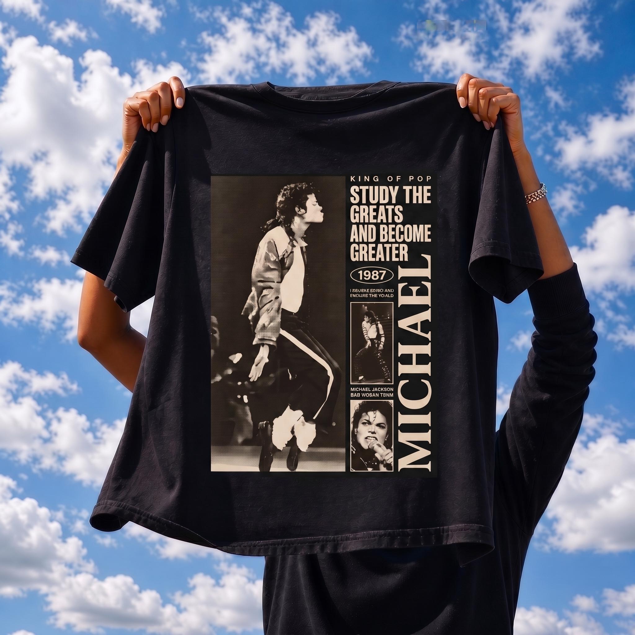 Michael Jackson King of Pop Vintage Tee, Study the Greats 1987