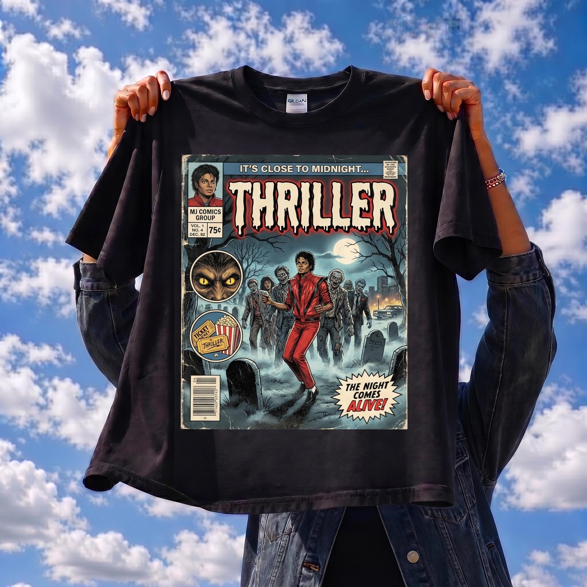 Michael Jackson Thriller T Shirt - Etsy