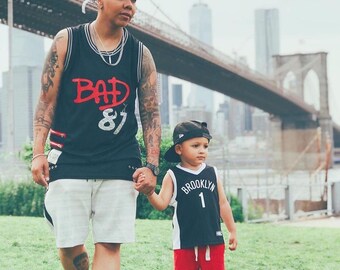 Michael Jackson Bad 87 Basketball Jersey - Limited Edition Tribute
