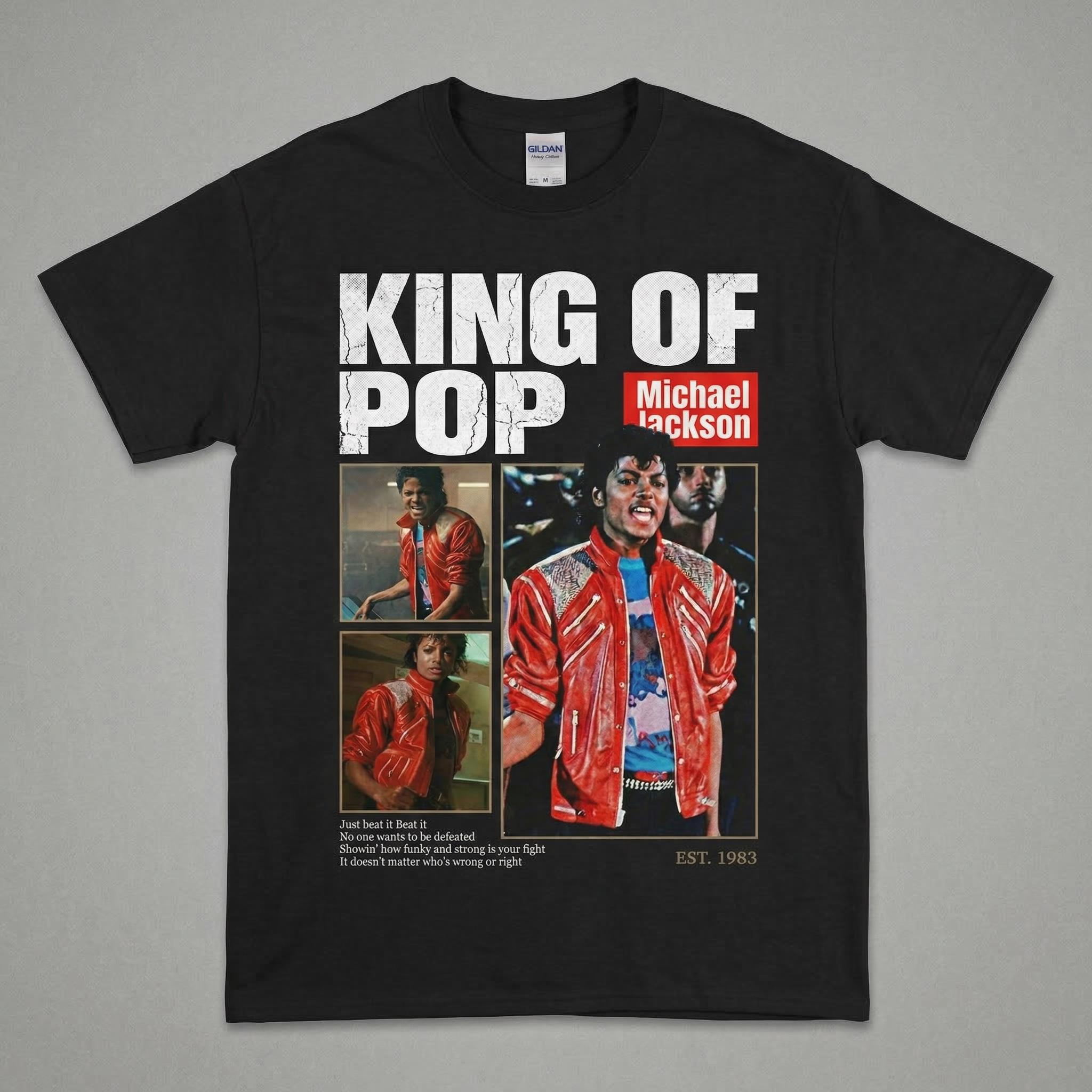 Michael Jackson Beat It T-shirt | King of Pop Fan Gift - Etsy