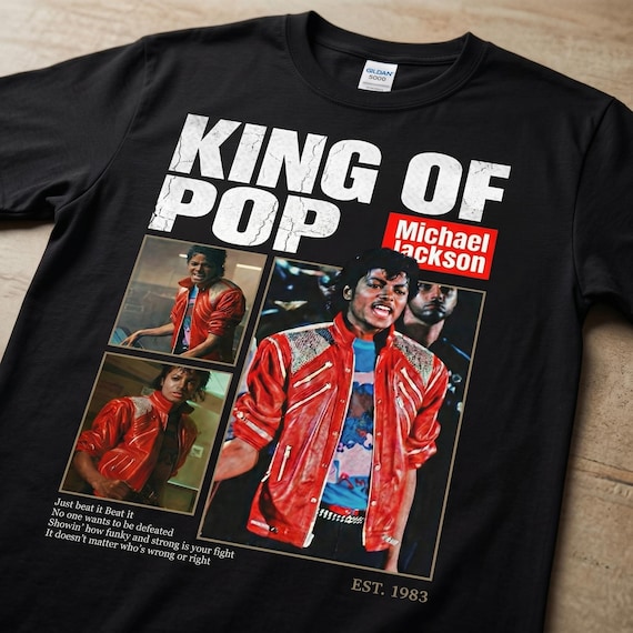 Michael Jackson Beat It T-shirt | King of Pop Fan Gift - Etsy