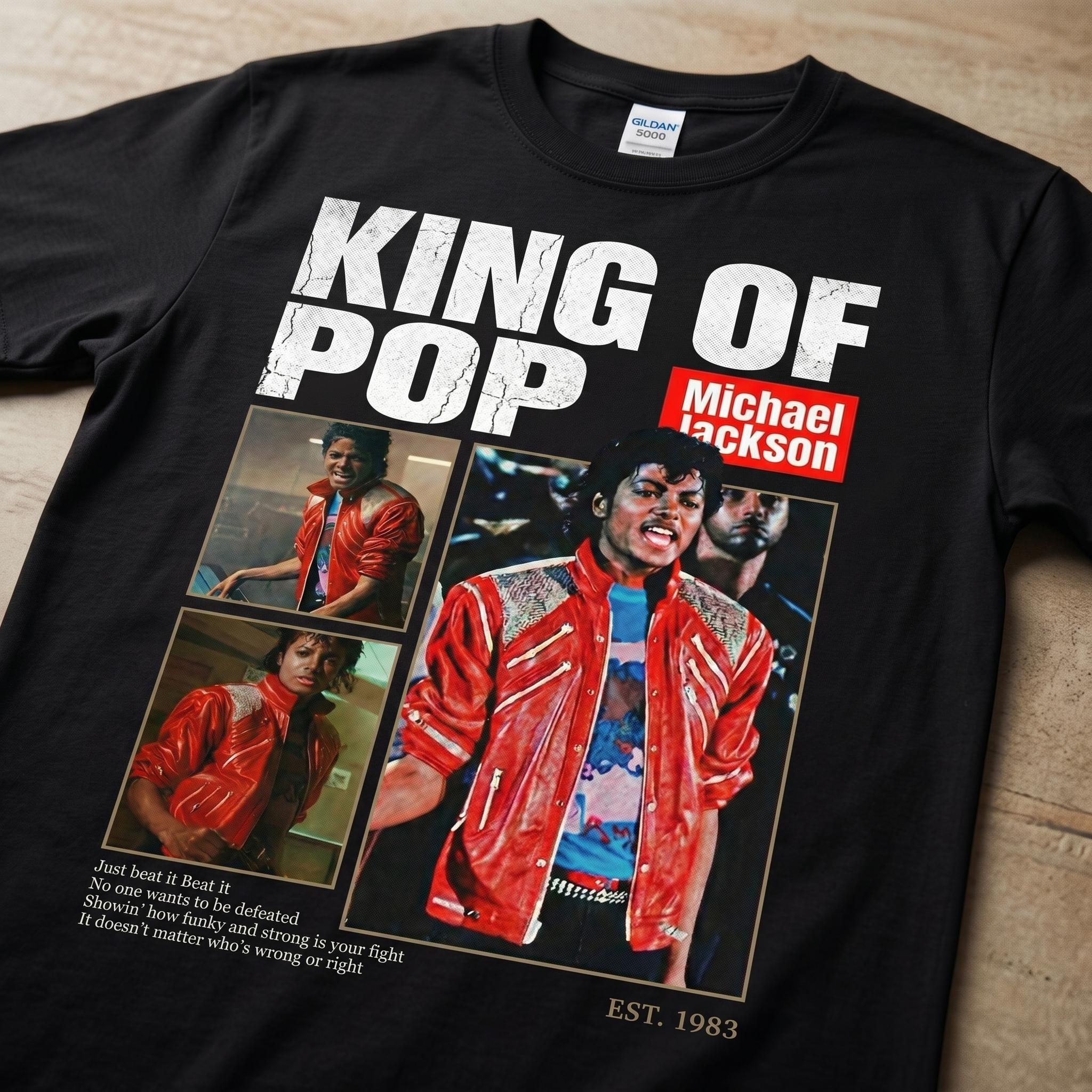 Michael Jackson Beat It T-shirt | King of Pop Fan Gift - Etsy