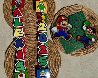 Kindergarten Boy Graduation Bundle | Graduation Cap and Lei| Class of 2026 \ Graduation Gift
