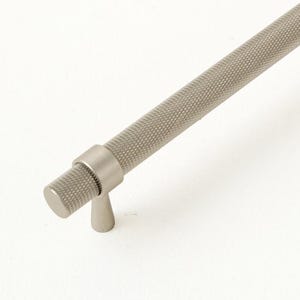 Manijas de gabinete industriales modernas de latón macizo, tiradores de cajón moleteados, herrajes minimalistas para muebles de cocina, armario, decoración de baño