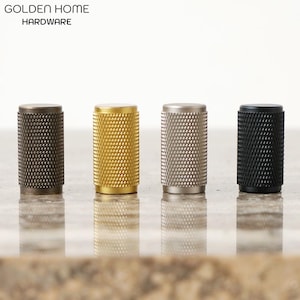 Solid Brass Knurled Cabinet Knobs, Satin Nickel Drawer Knobs, Matte Black Kitchen Knobs, Antqiue Brass Knobs, Exquisite Cabinet Hardware