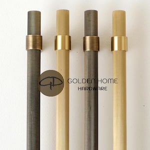 Manijas lineales de latón antiguo, herrajes de cocina industriales modernos, tiradores de latón macizo para gabinetes, tiradores extra largos para armarios, herrajes para gabinetes