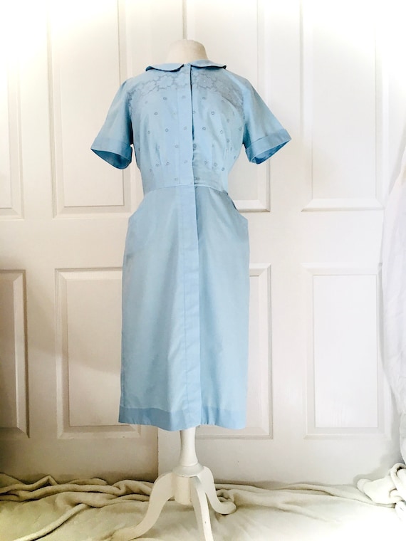 pale blue shirt dress Montana Shirt Dress