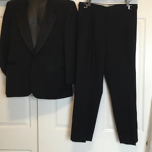 Mens Vintage Formal Wear Jacket and Trousers Pierre Cardin couture