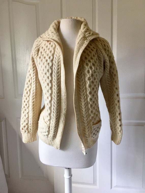 1970s Norwegian Hand Knit Wool Sweater