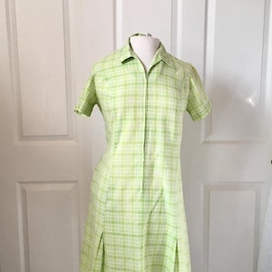 Kiwi Green Dress - Etsy