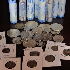US coin estate silver coins 47 coin  collection  Half price