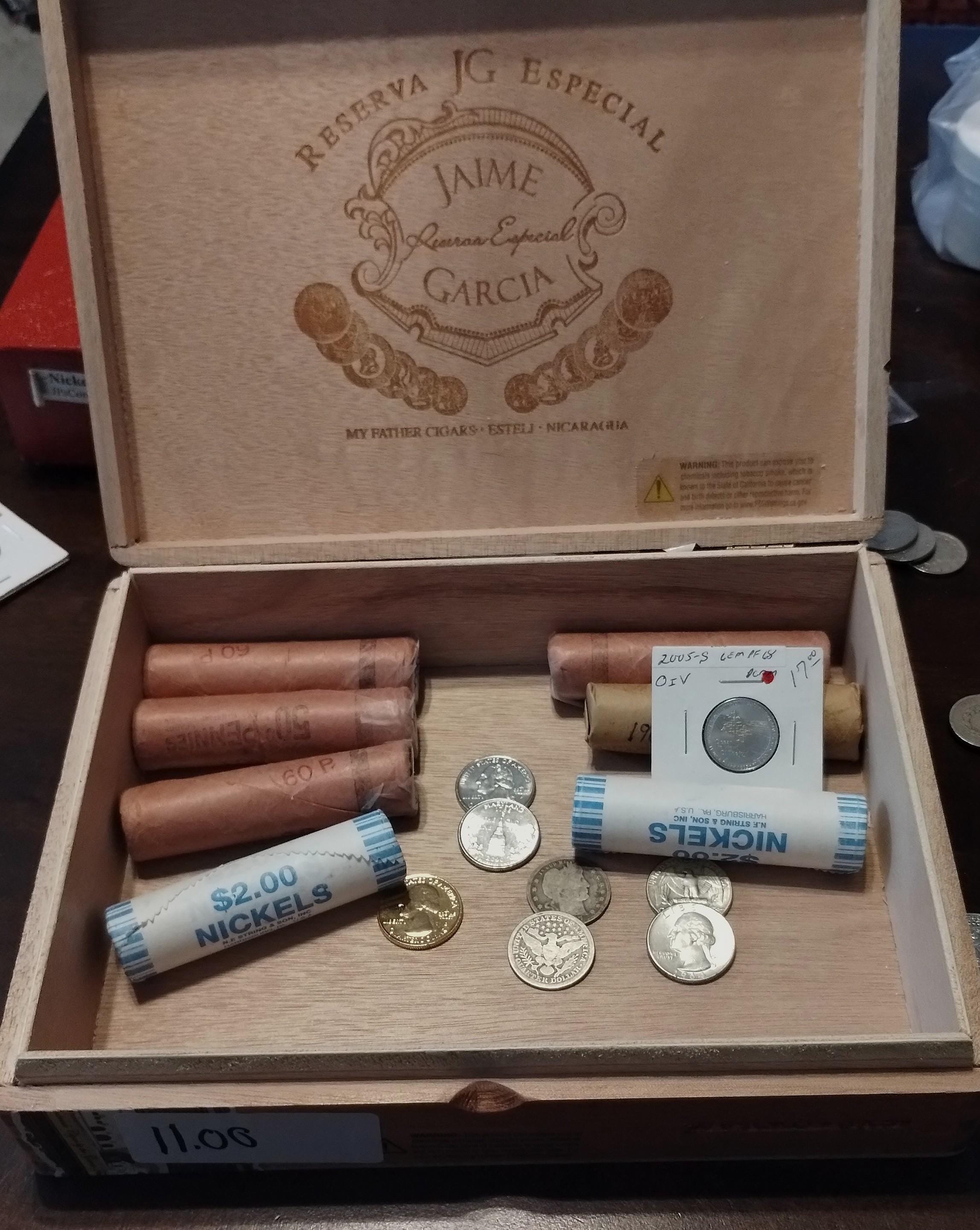 U.S. Coin Collection: Silver Barber Quarter, Diamond, Gold State Quarter