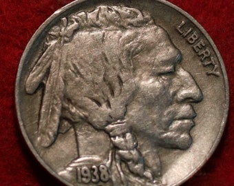 1938D Buffalo nickel