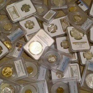 Estate Sale old US coin PCGS NGC graded 2 slabs  lot