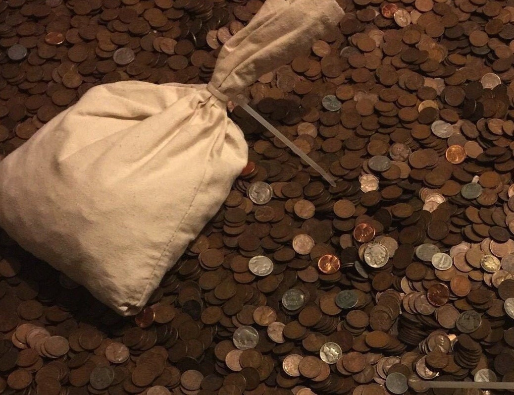 Half Pound Unsearched Wheat Pennies 19091958 Estate Sale Save Etsy