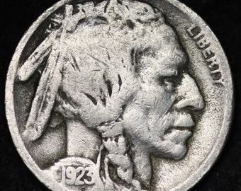 1923 Buffalo Nickel vg/f