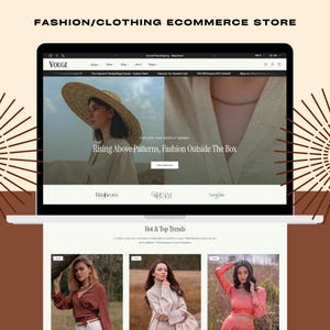 Clothing Website WordPress Template | Fashion Boutique WooCommerce Store
