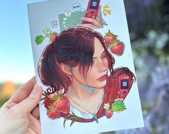 A4-A5 Print | Claire Redfield Resident Evil