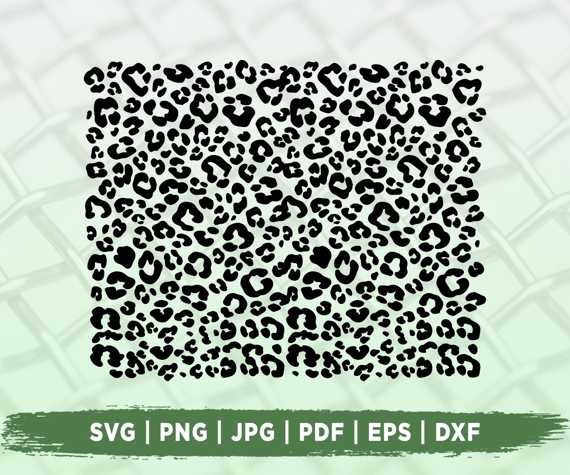 Leopard Svg Pattern Free Leopard Print SVG, Animal Pattern, Cricut & Silhouette (digital ...