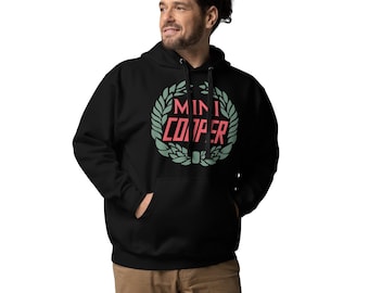 Old Mini Cooper Emblem Unisex Hoodie