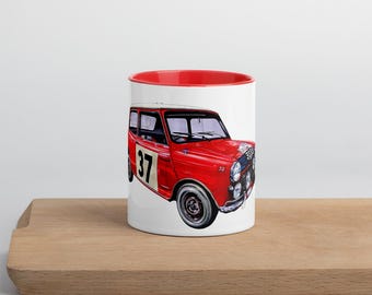 Paddy Hopkirk Mini Cooper S 33 EJB Mug with Color Inside
