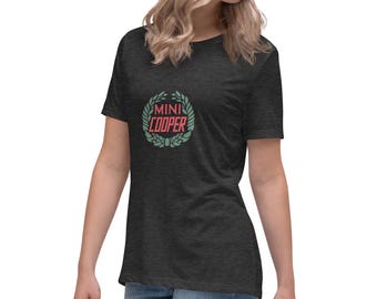 Old Mini Cooper Logo Emblem Women's Relaxed T-Shirt