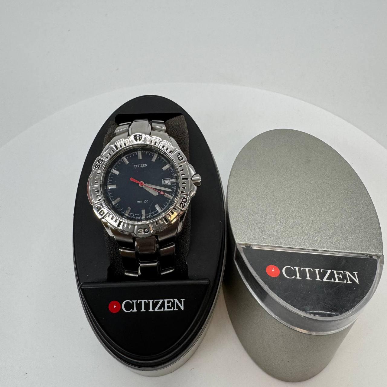 Citizen Elegance WR100 Vintage Watch Black Dial, Stainless Weight Bracelet Citizen Wr100 - Etsy main image 3