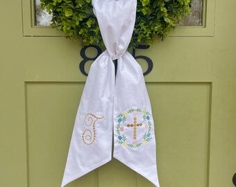 Custom Easter Wreath Sash