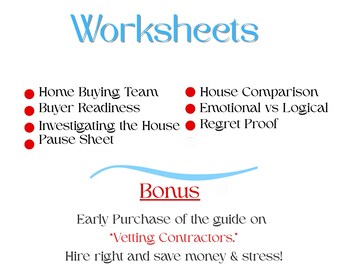 First Time Home Buyer Guide + 7 Worksheets (Full DIY) - The Regret-Proof Home Buying Toolkit