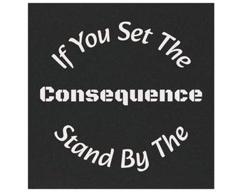 Parenting Quote Car Magnet | Accountability, Weather-Resistant