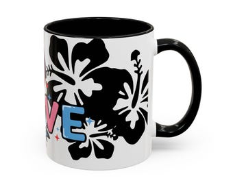 Stitch Liebe Kaffeebecher | Akzent-Keramik-Kaffeetasse 11oz 15oz