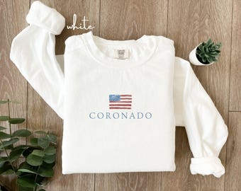 4th of July on Coronado | California Coastal Town Crewneck