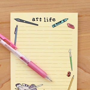 Blocco note Pigeon Art Life 5&quot;x7&quot; - cancelleria con simpatici uccelli, materiale artistico, adesivo per la vita dell&#39;artista, pennarello a forma di nido di piccione, materiale scolastico, artistico