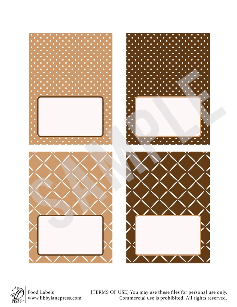 INSTANT DOWNLOAD, Printable Blank Tent Cards, Milk and Cookies Shower, Brown image 2