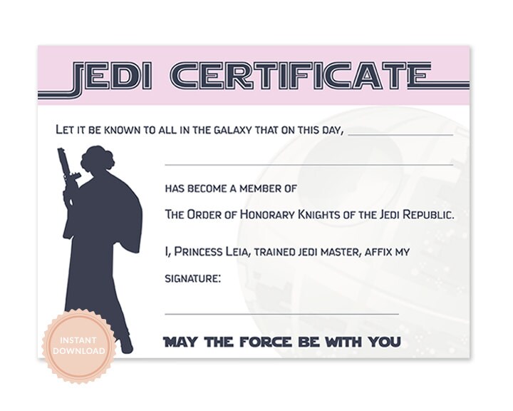 instant-download-star-wars-jedi-certificate-princess-leia-star-wars-birthday-jedi-darth-vader-etsy