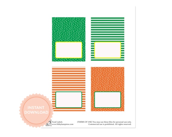 INSTANT DOWNLOAD Go Dog Go Food Labels or Tent Cards Il_570xn
