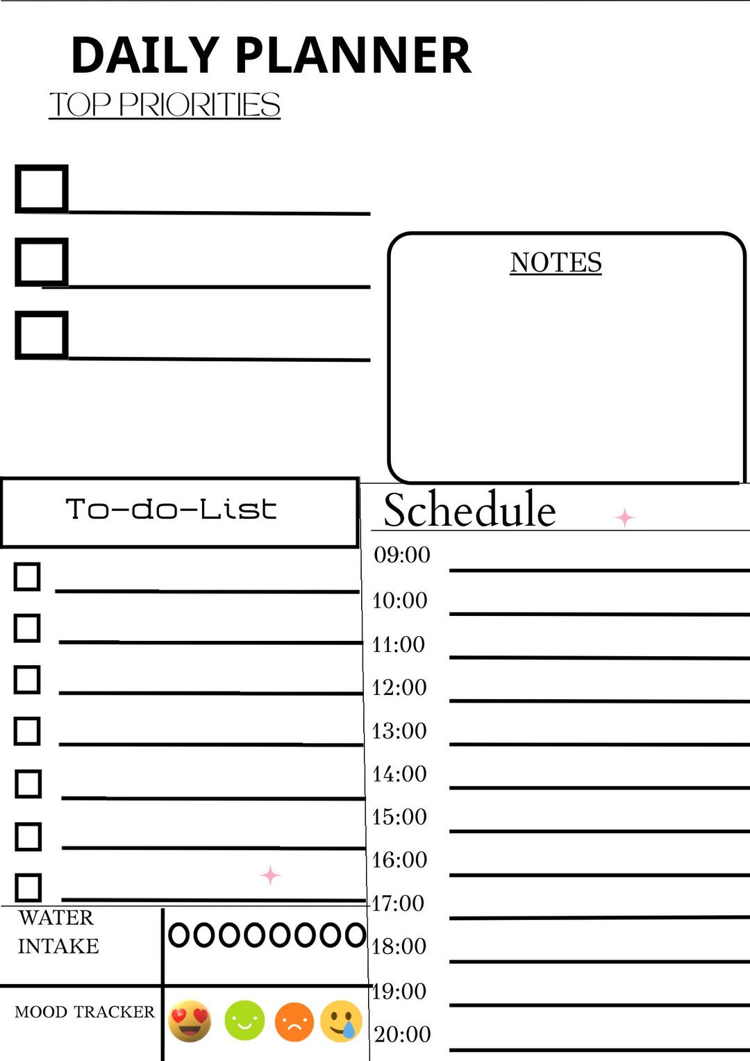 Printable Productivity Planner Bundle A4 | Daily Weekly Monthly Planner ...